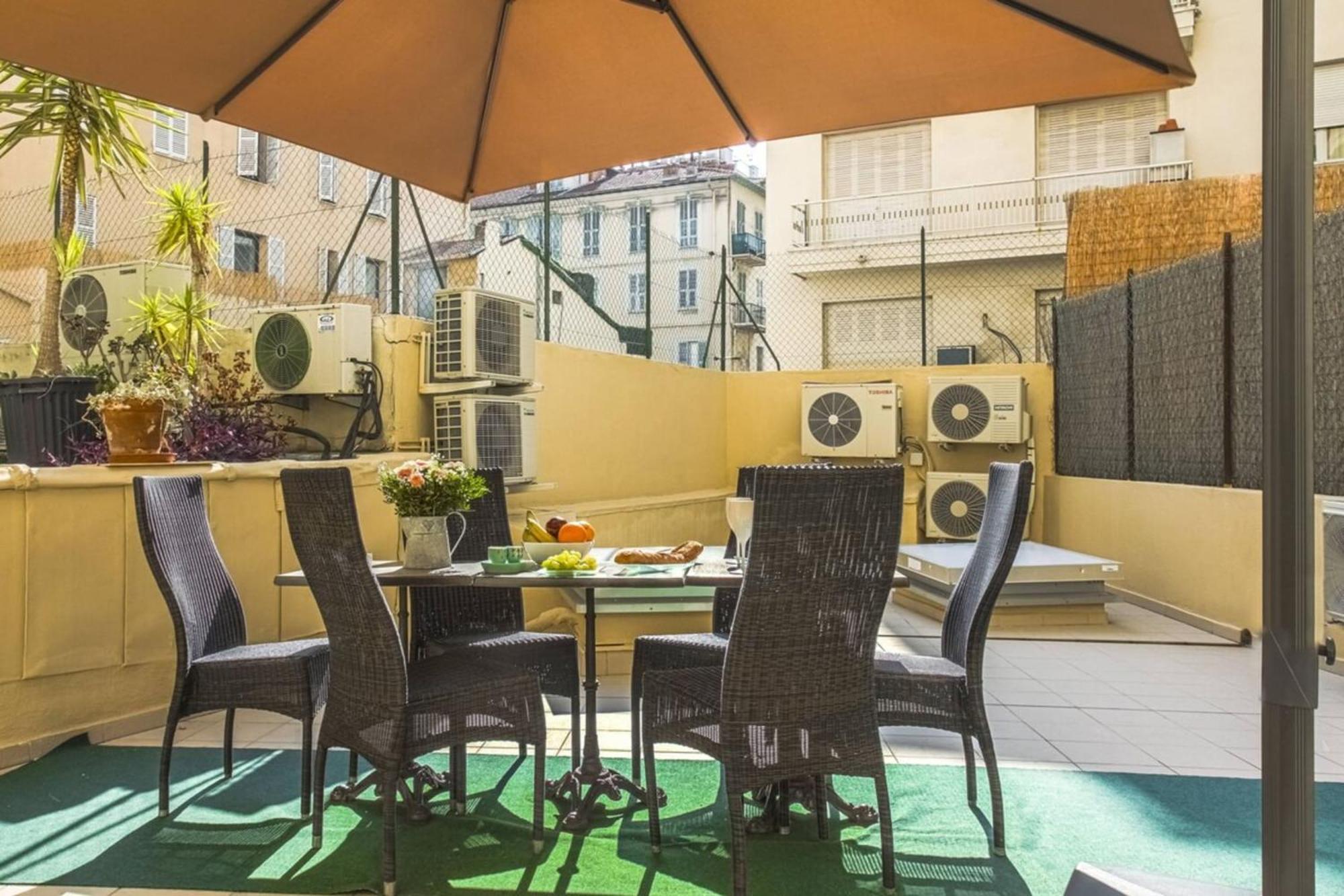 Joffre 9 - Near Massena Square - Terrace ニース エクステリア 写真